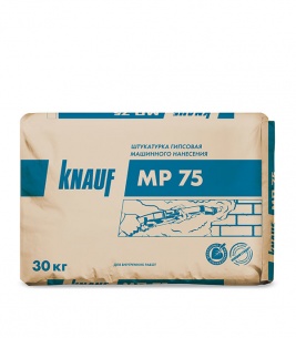 Штукатурка гипсовая машинная Knauf МП-75, 30 кг фото 1