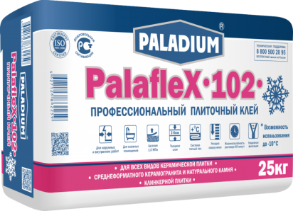 Плиточный клей PalafleX-102 ЗИМА фото 1