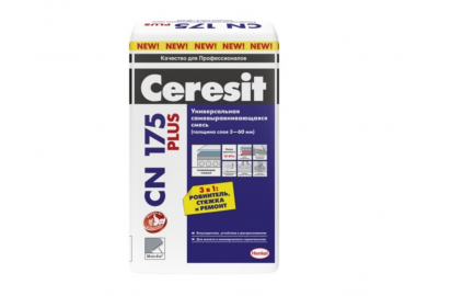 Ровнитель для пола Ceresit CN 175 самовыравнивающийся 25 кг фото 1