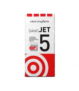 Шпатлевка полимерная Danogips Dano Jet 5 выравнивающая, 25 кг фото 1